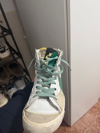 Zapatillas Nike Verdes y Blancas