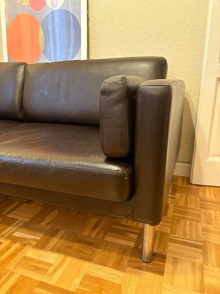 Sofá Säter polipiel marrón