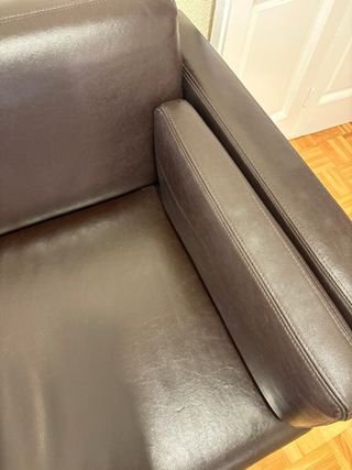 Sofá Säter polipiel marrón