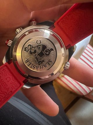 Omega Seamaster Cronógrafo Rojo/Negro