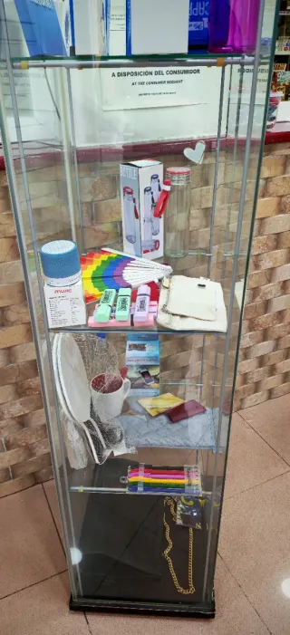 Vitrina detolf expositora cristal