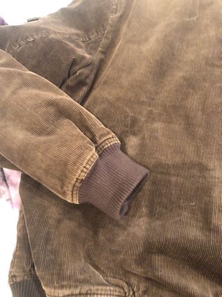 Chaqueta pana marrón hombre XL