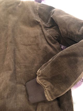 Chaqueta pana marrón hombre XL