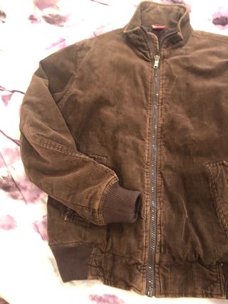 Chaqueta pana marrón hombre XL