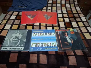 Lote 5 Vinilos Jimi Hendrix y más