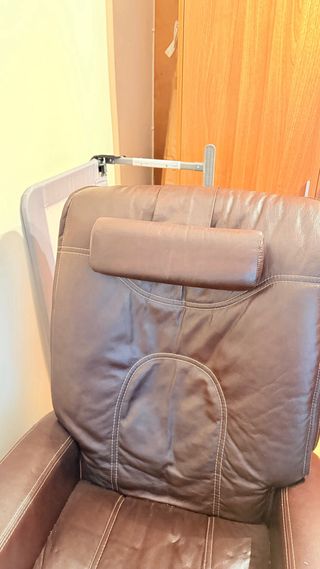 OFERTAS Sillón de masaje de piel marrón como nuevo