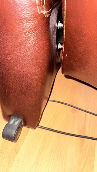 OFERTAS Sillón de masaje de piel marrón como nuevo