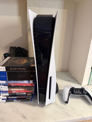 PS5 disquetera 1TB + Mando + Juegos