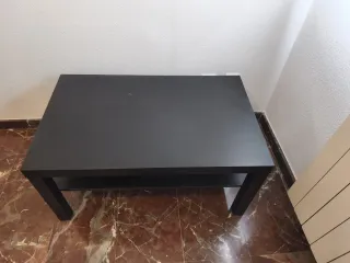 Mesa de centro Ikea negra