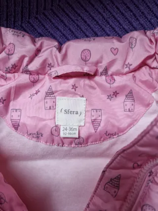 2 Chalecos Niña Sfera 24-36 Meses