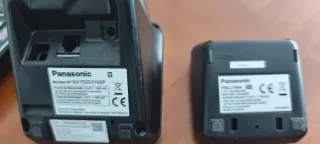 2 Teléfonos Inalámbricos Panasonic Negros