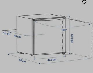 Mini frigorifero con congelatore