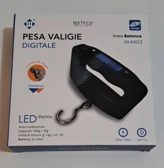 Bilancia Digitale Pesa Valigie Wetech