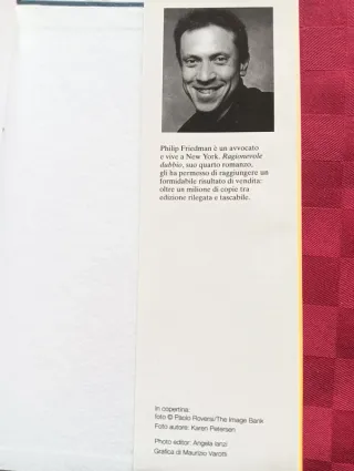 Libro. Ragionevole dubbio.