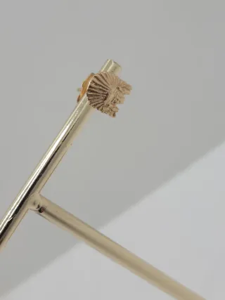 Pendientes estilo indio dorados