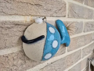 Pesce ceramica da muro decorativo