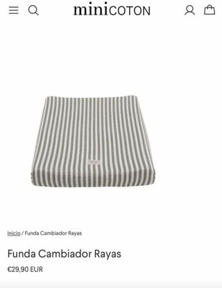 Cuna infantil equipada Con colchón, funda nórdica