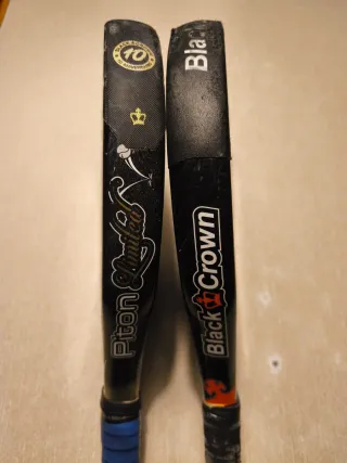 Pack 2 Palas Padel Black Crown