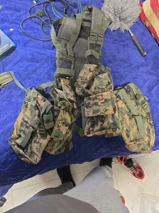 Chaleco Táctico Airsoft Camuflaje