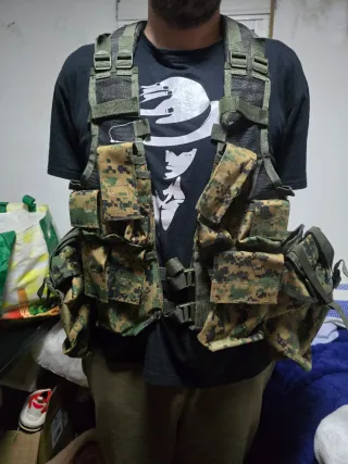Chaleco Táctico Airsoft Camuflaje