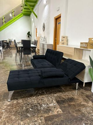 Nuevo sofa cama negro en ECONOMICO!!