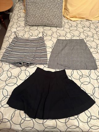 Lote 3 mini faldas cortas