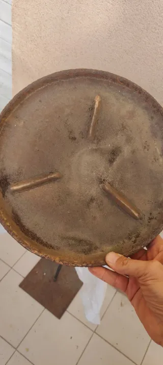 Maceta de terracota con plato