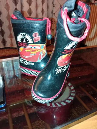 Botas de agua Disney Cars Rayo McQueen Talla 27