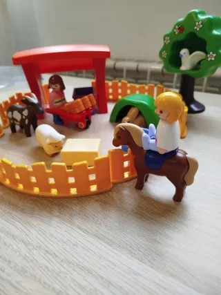 Playmobil 123 Recinto Animales 6963 COMPLETO