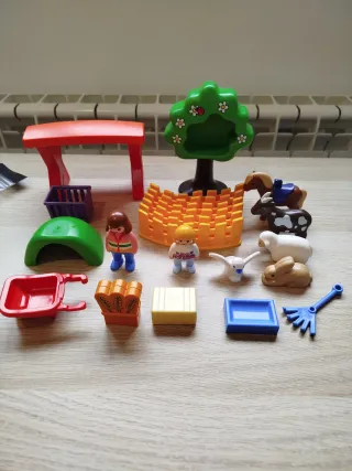 Playmobil 123 Recinto Animales 6963 COMPLETO