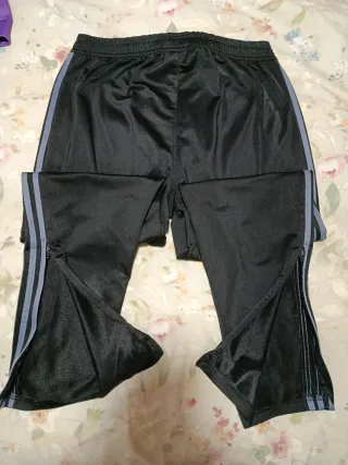 Pantalón Chándal Real Madrid Adidas Negro Gris