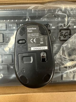 Teclado y Ratón Inalámbricos Negros#401412