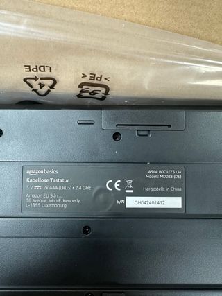 Teclado y Ratón Inalámbricos Negros#401412