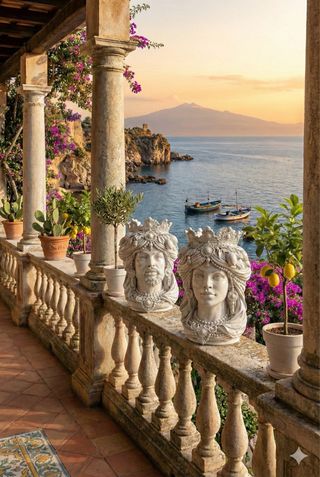 Coppia Teste di Moro Re & Regina 25cm