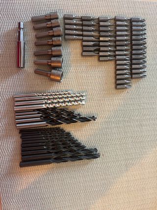 Juego de brocas taladro/puntas destornillador