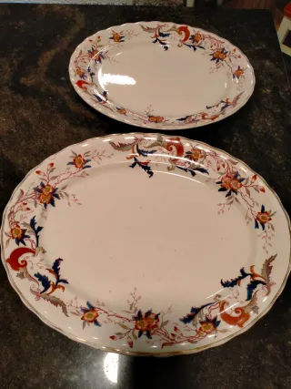 Bandeja porcelana inglesa floral