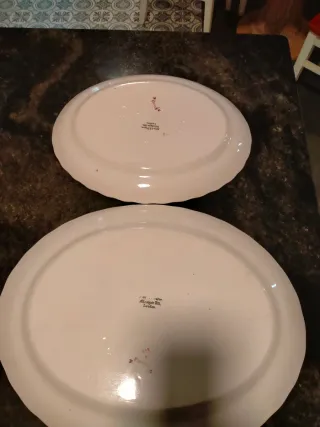 Bandeja porcelana inglesa floral