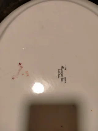 Bandeja porcelana inglesa floral