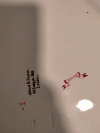 Bandeja porcelana inglesa floral