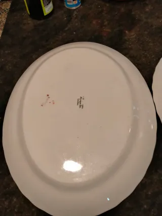 Bandeja porcelana inglesa floral