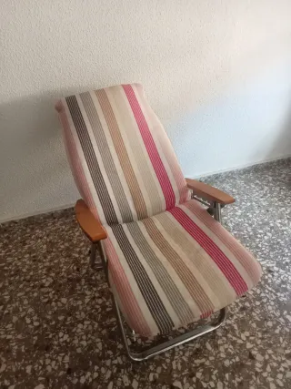 Hamaca Plegable Multicolor Metal Madera