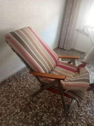 Hamaca Plegable Multicolor Metal Madera