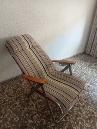 Hamaca Plegable Multicolor Metal Madera