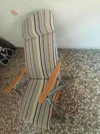 Hamaca Plegable Multicolor Metal Madera