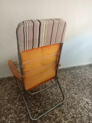 Hamaca Plegable Multicolor Metal Madera