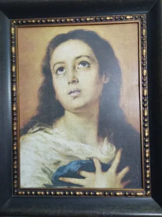 Cuadro Virgen María Inmaculada 54x45x4.5