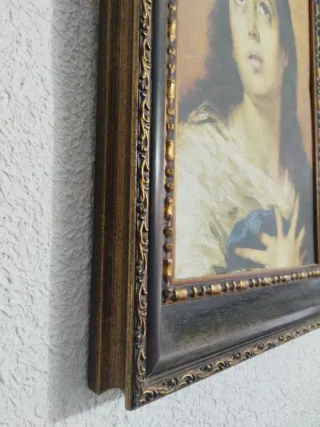 Cuadro Virgen María Inmaculada 54x45x4.5