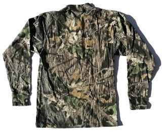 Camiseta de caza manga larga camuflaje de árbol