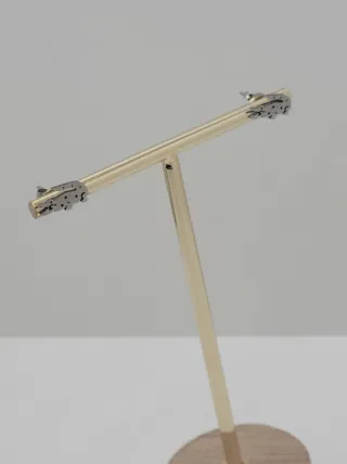 Pendientes Lagarto Acero Quirúrgico