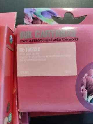 Pack 9 Cartuchos Tinta Epson T0551/2/3/4